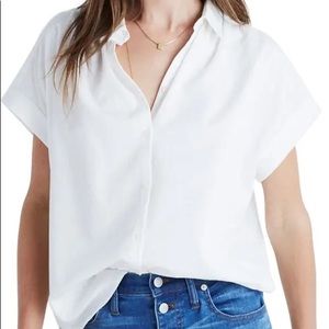 Central Blouse short sleeve button up